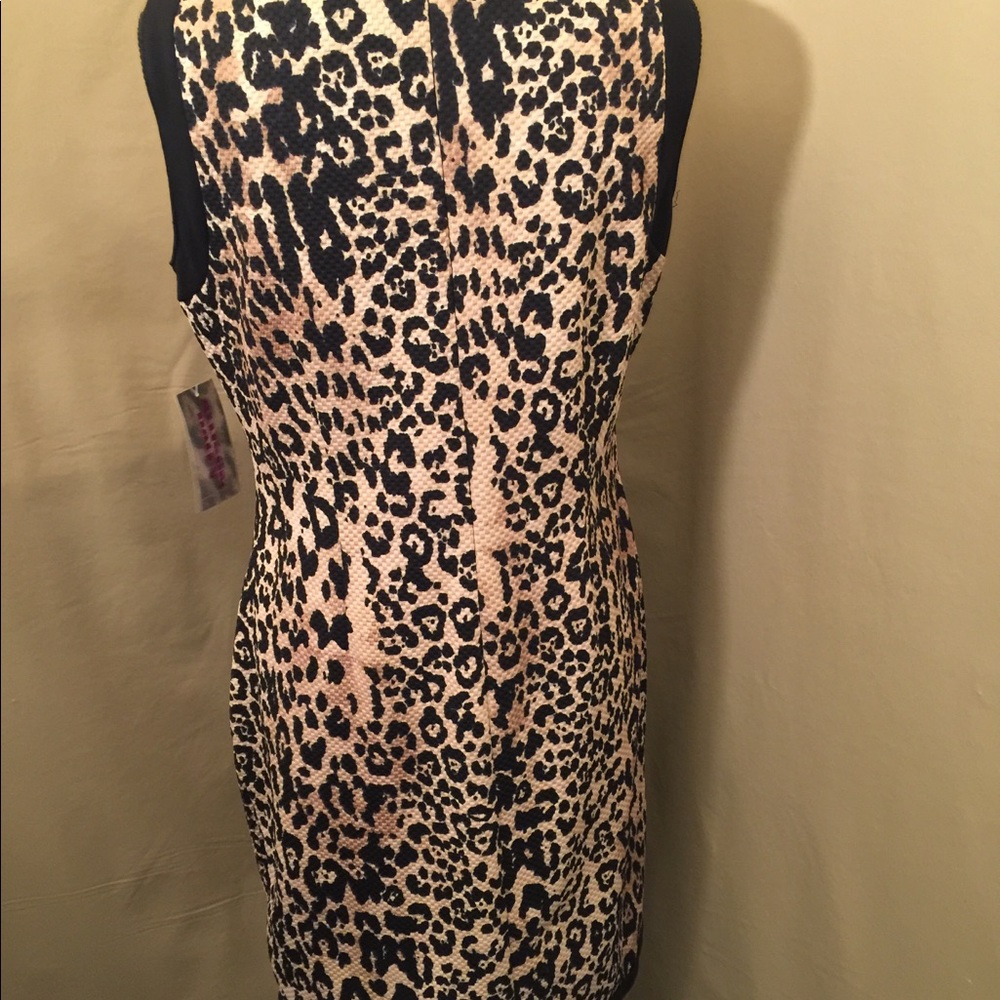 ALLISON DALEY LEOPARD PRINT DRESS - Picture 3 of 3